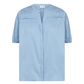 Levete Room LR-ISLA SOLID 111 Bluse, Breezy Blue